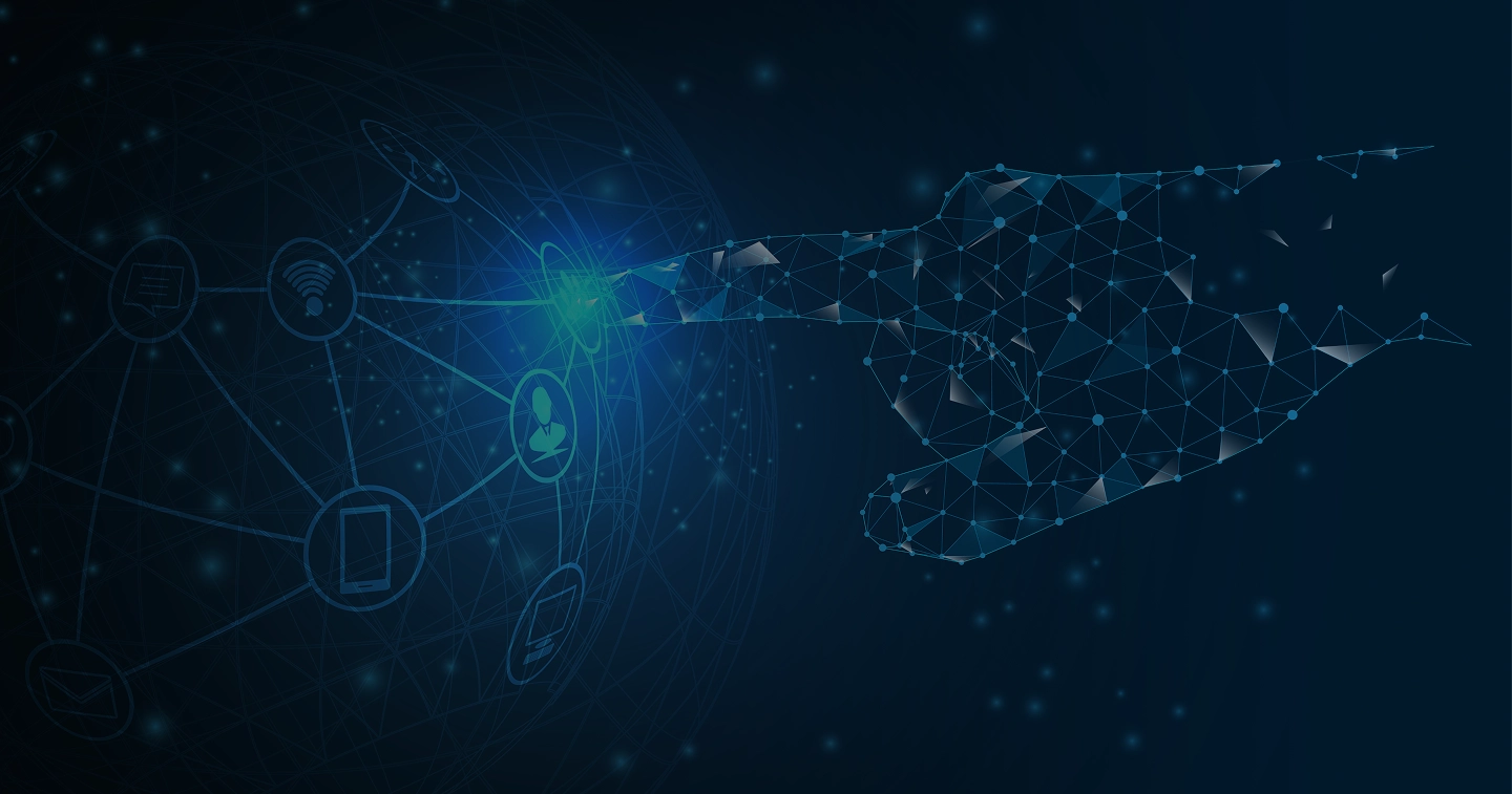 Hintergrundgrafik von Zeqvornix AI Kontaktseite